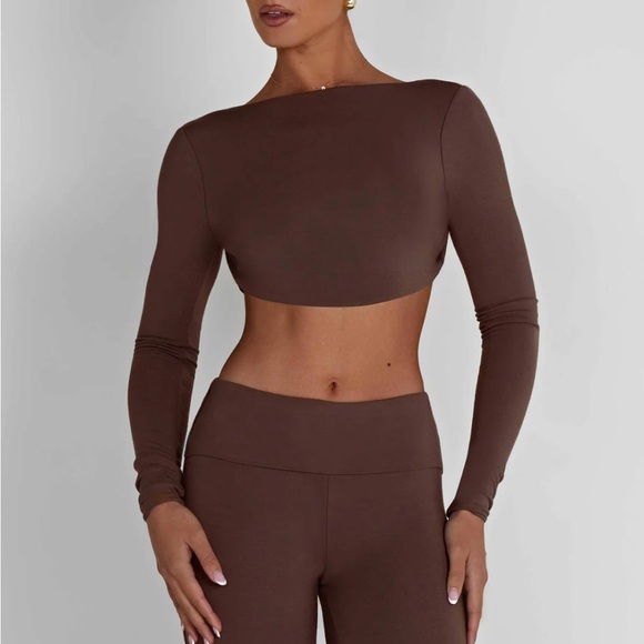 Babyboo Fashion Tops - BABYBOO SAHRA TOP CHOCOLATE - S